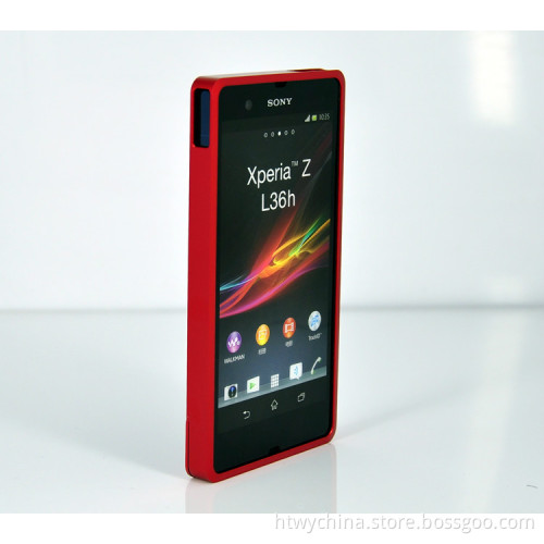 for Sony Xperia Z1 Bumper Case Metal Aluminum Frame (SN-002)